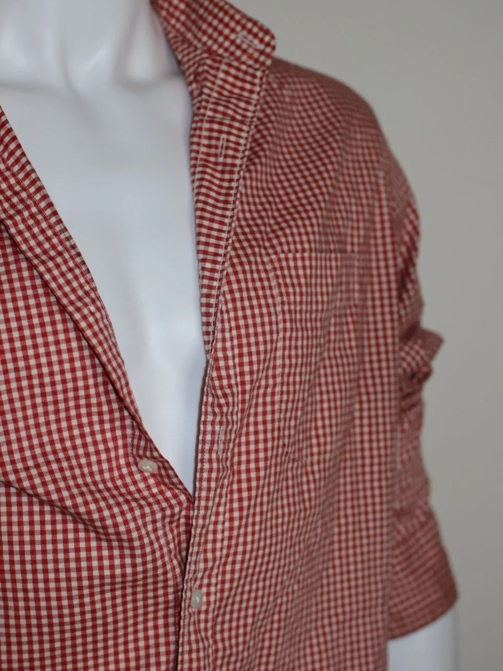 Vintage Classic J Crew Gingham Summer Shirt